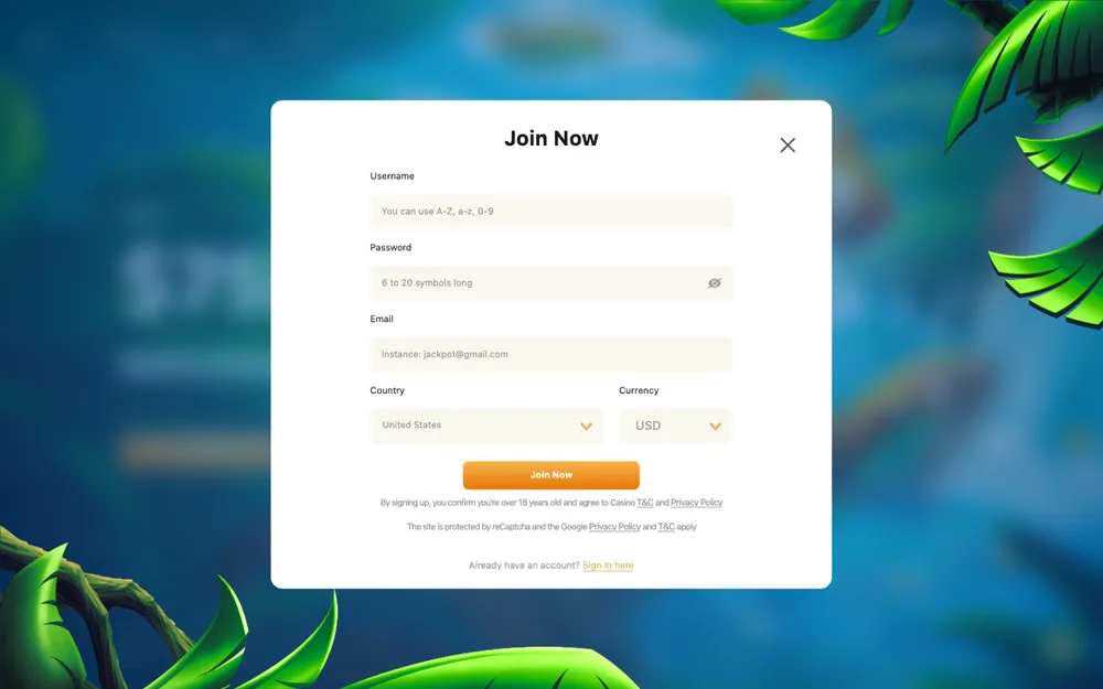 Lucky Tiger casino site, captured for Wisconsin players